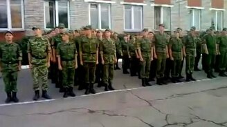 Ламбада в армии - смотреть видео (1:15)