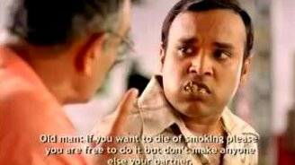 Ролик против пассивного курения - смотреть видео (1:01)