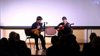 Задорная игра на русских народных инструментах - смотреть видео (2:15)