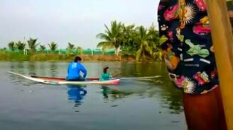 Самодельная скоростная лодка - смотреть видео (0:34)