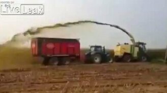 Провальная уборка урожая - смотреть видео (0:38)