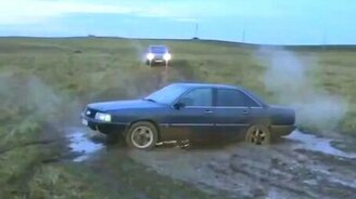Покоритель бездорожья на легковушке - смотреть видео (0:53)