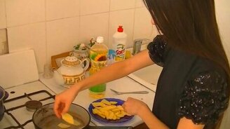 Экстремальная жарка картошки - смотреть видео (0:23)