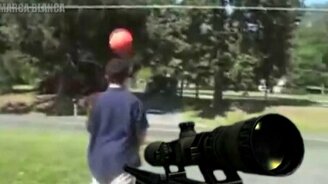 Как снайпер создаёт приколы - смотреть видео (1:47)