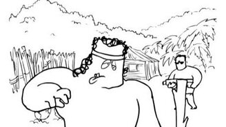 Рэмбо vs Термвибратор - смотреть видео (1:40)