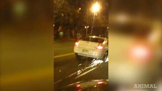 Машина едет на диске - смотреть видео (1:49)