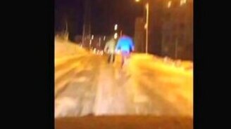 Дорога как каток - смотреть видео (0:24)