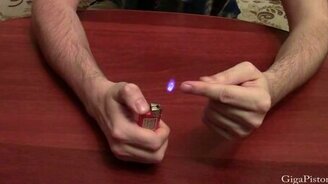 Летающий огонь из зажигалки - смотреть видео (0:37)