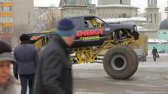 Вездеход разбушевался - смотреть видео (0:21)