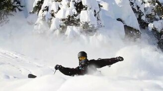 Снежный лыжный экстрим - смотреть видео (8:06)