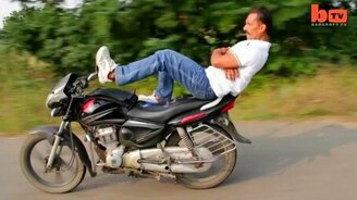 Йог-мотоциклист - смотреть видео (3:11)