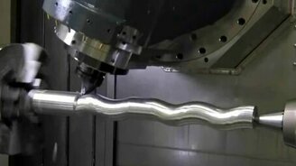 Волновая токарная обработка - смотреть видео (2:40)