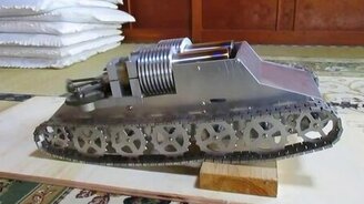 Танк с двигателем Стирлинг - смотреть видео (7:01)