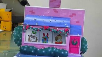 Забавная новогодняя открытка - смотреть видео (0:29)