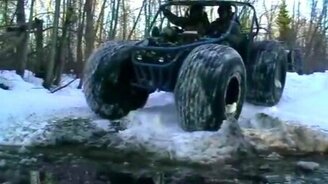 Топ-3 странного зимнего транспорта - смотреть видео (3:30)