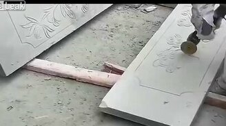 Мастерские узоры болгаркой - смотреть видео (1:50)