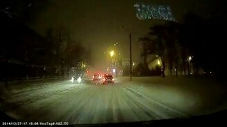 Удар молнии зимой! - смотреть видео (0:17)