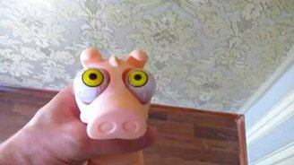 Свинья с вытаращенными глазами - смотреть видео (0:25)