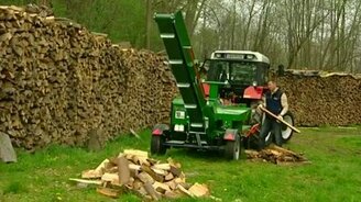 Автоматизированные дровоколы - смотреть видео (3:23)