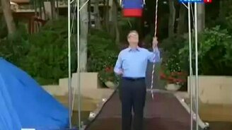 Как сибиряки иностранцам нос утёрли - смотреть видео (1:37)