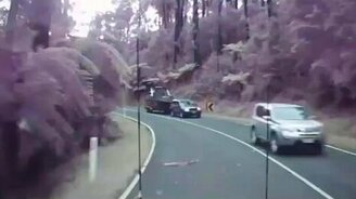 Самая удачная удача на дороге - смотреть видео (0:43)