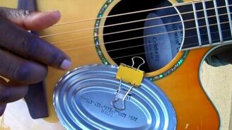 Превращение гитары в барабанную установку - смотреть видео (4:51)