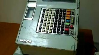 Кассовый аппарат из прошлого - смотреть видео (0:32)