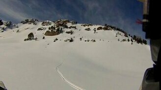 Спасли мужика из лавины - смотреть видео (1:30)