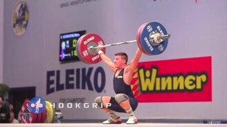 Везение штангиста в замедлении - смотреть видео (1:28)