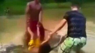 Не туда закинули ребёнка - смотреть видео (0:09)