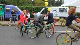 Велосипед-аттракцион - смотреть видео (0:32)