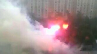 Электрозамыкание через дерево - смотреть видео (0:31)