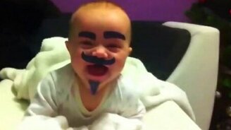 Когда папа остаётся наедине с малышом - смотреть видео (2:31)