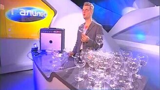 Взрыв бокала звуком - смотреть видео (6:26)