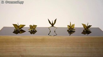 Танцующие оригами - смотреть видео (1:04)