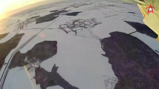 Уникальная съёмка с крыла Су-30 - смотреть видео (3:10)