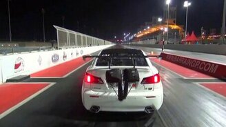 Неожиданная авария сразу после старта - смотреть видео (0:37)