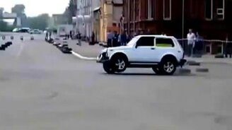 Дрифт на Ниве - смотреть видео (0:40)