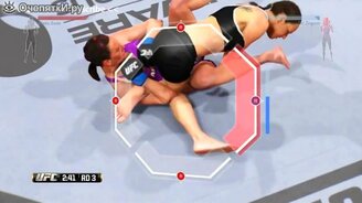 Смешная женская борьба - смотреть видео (1:29)