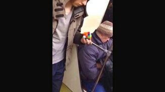 Способный пассажир метро - смотреть видео (1:28)