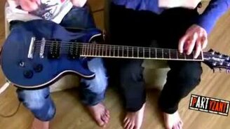 Игра вдвоём на одной гитаре - смотреть видео (1:41)
