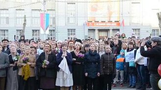 День Победы в Новосибирске - смотреть видео (4:41)