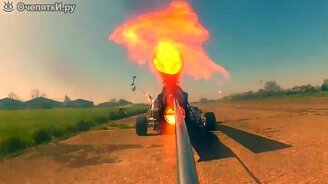 Карт на реактивной тяге - смотреть видео (1:52)