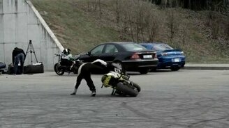 Когда мототрюк не получается - смотреть видео (0:36)