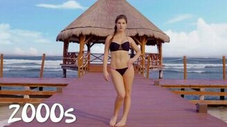 Эволюция пляжного купальника - смотреть видео (1:50)