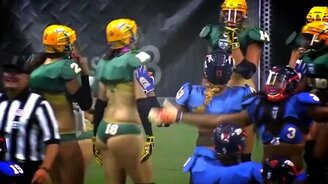 Женщины в американском футболе - смотреть видео (2:29)