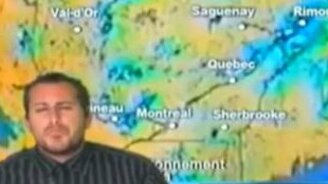 Ведущему не до прогноза - смотреть видео (0:22)