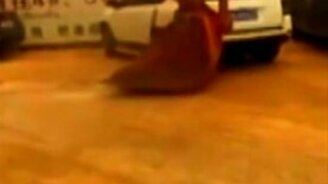 Экскаватор против неправильных водителей - смотреть видео (2:13)