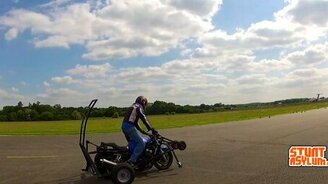 Тренажёр для обучения стоппи на мотоцикле - смотреть видео (0:38)