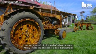 Деревянный трактор - смотреть видео (2:30)